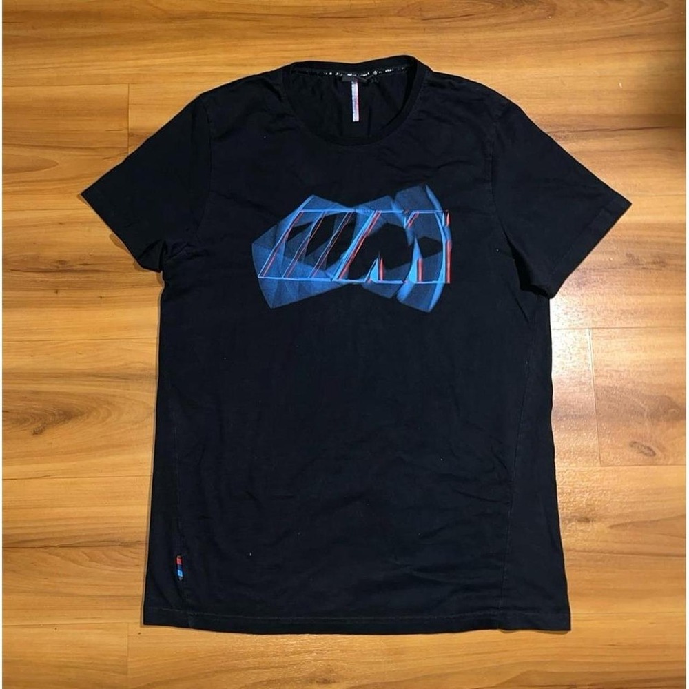 Mens BMW Geometric Logo Graphic Crewneck Short Sleeve T-Shirt